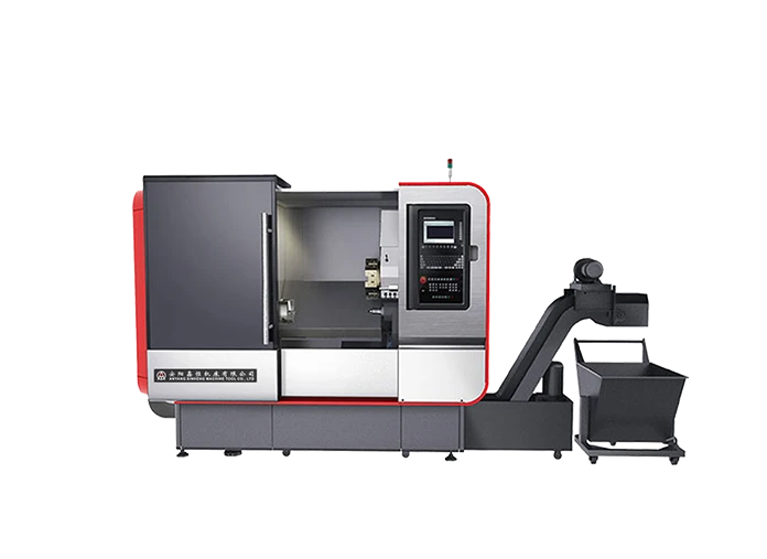 Anyang Xinheng AE40B slant bed CNC lathe professional showcase, the modern standard for precision and productivity in turning operations