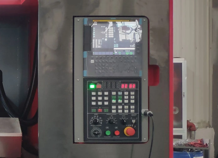 Slant bed CNC turning center