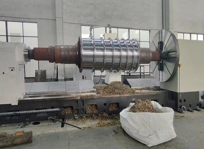 CNC roll turning lathe